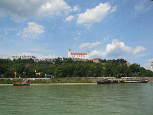 Bratislava from the Danube