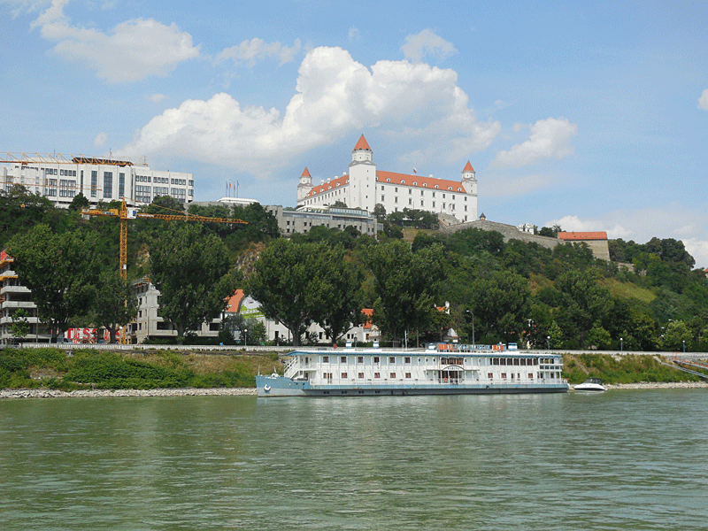 Bratislava from the Danube